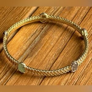 Kendra Scott Vintage Bangle Gold Bracelet in Neutral Mix